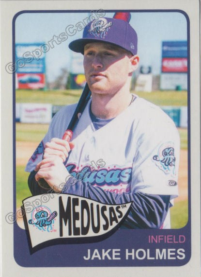 2019 Medusas de Lakewood BlueClaws Jake Holmes