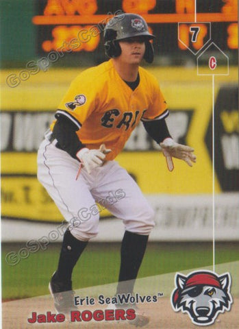 2019 Erie SeaWolves Jake Rogers