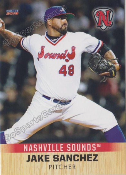 2018 Nashville Sounds Jake Sanchez