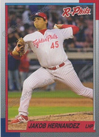 2019 Reading Fightin Phils Jakob Hernandez