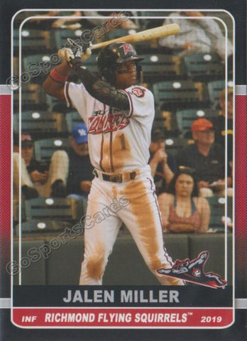 2019 Richmond Flying Squirrels Jalen Miller