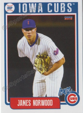 2019 Iowa Cubs James Norwood