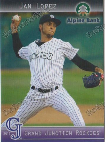 2017 Grand Junction Rockies Jan Carlos Lopez