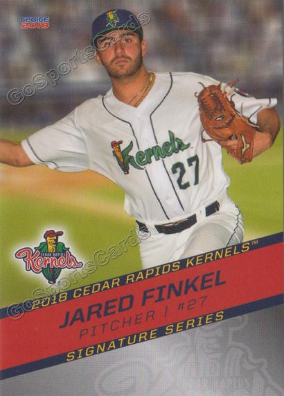 2018 Cedar Rapids Kernels Jared Finkel