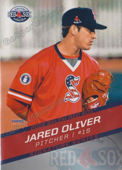 2018 Salem Red Sox Jared Oliver