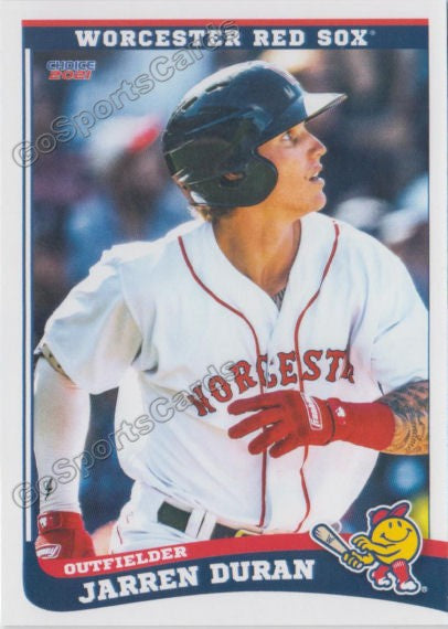 2022 Topps Holiday Jersey SP Rookie Card of Jarren Duran - Red Sox