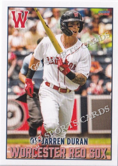 2022 Worcester Red Sox Jarren Duran – Go Sports Cards