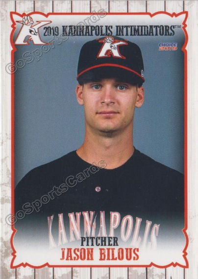 2019 Kannapolis Intimidators Jason Bilous