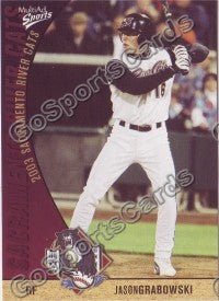 2003 Sacramento River Cats Multi-Ad Jason Grabowski