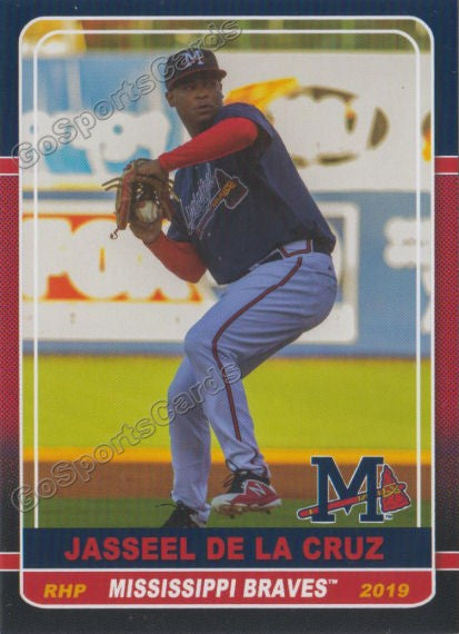 2019 Mississippi Braves Jasseel De La Cruz