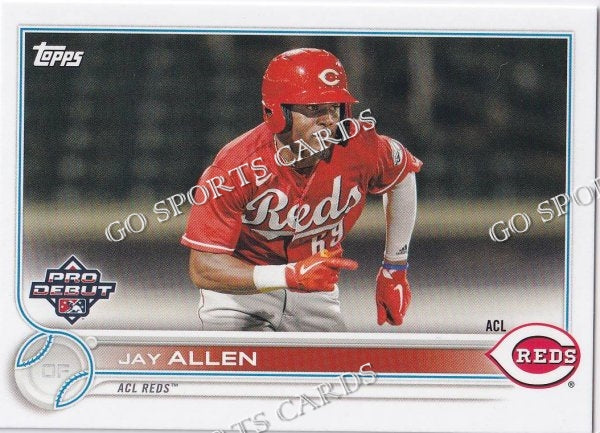 2022 Topps Pro Debut Jay Allen PD-23 – Go Sports Cards