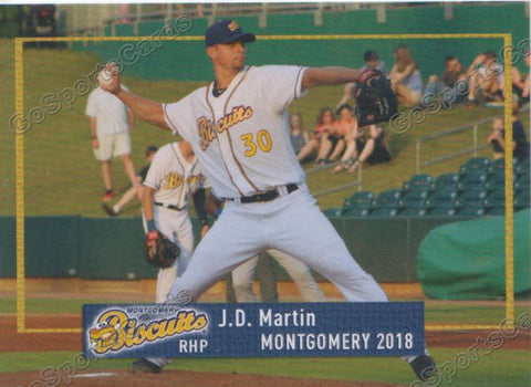 2018 Montgomery Biscuits JD Martin