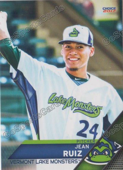 2017 Vermont Lake Monsters Jean Ruiz