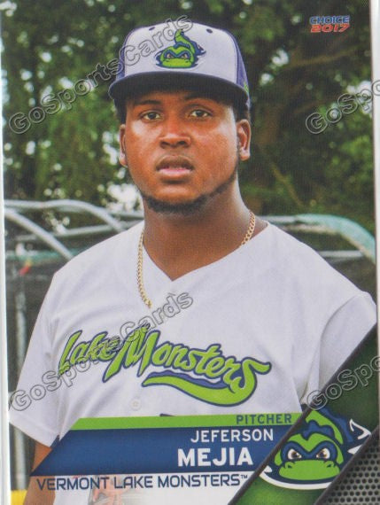 2017 Vermont Lake Monsters Jeferson Mejia