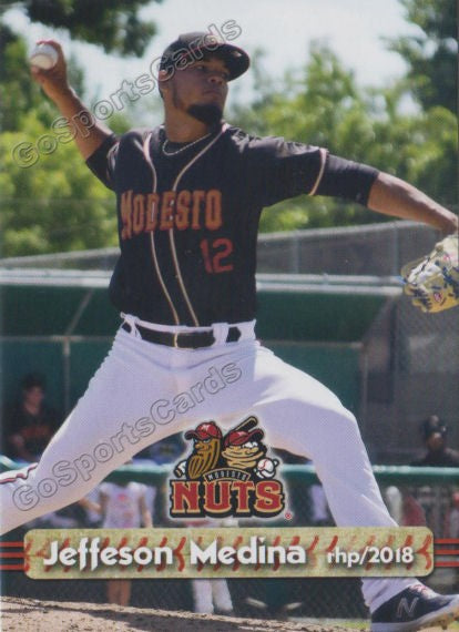 2018 Modesto Nuts Jeffeson Medina