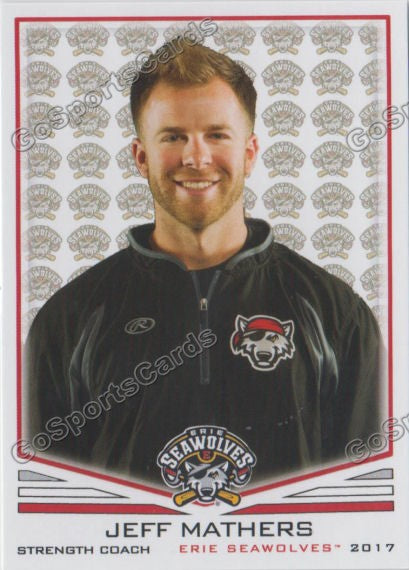2017 Erie SeaWolves Jeff Mathers – Go Sports Cards