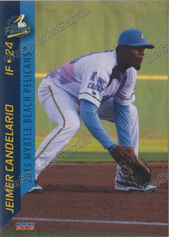 2015 Myrtle Beach Pelicans Jeimer Candelario