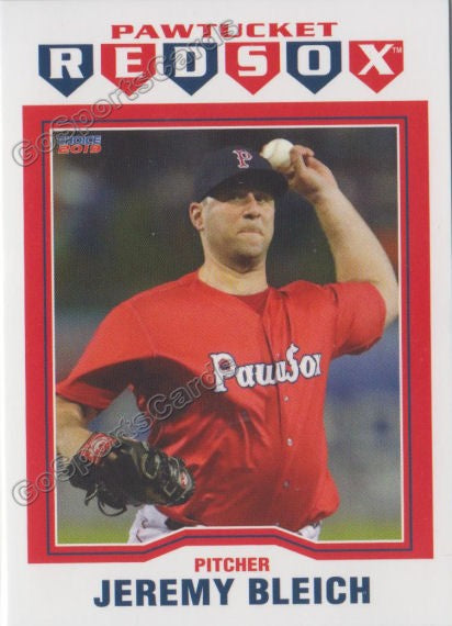 2019 Pawtucket Red Sox Jeremy Bleich