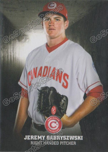 2013 Vancouver Canadians Jeremy Gabryszwski – Go Sports Cards