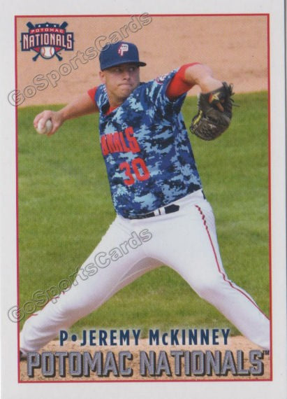 2019 Potomac Nationals Jeremy McKinney