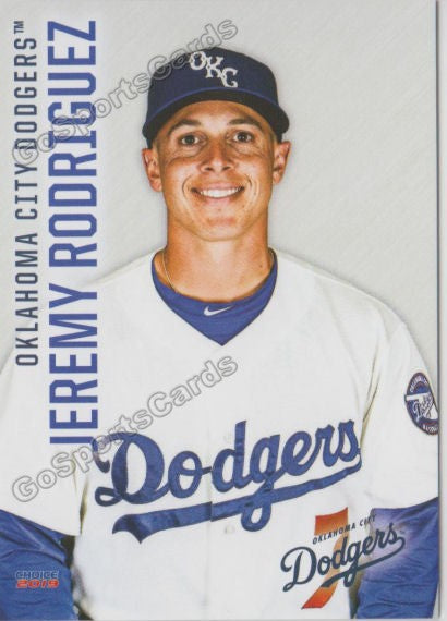 2019 Oklahoma City Dodgers Jeremy Rodriguez