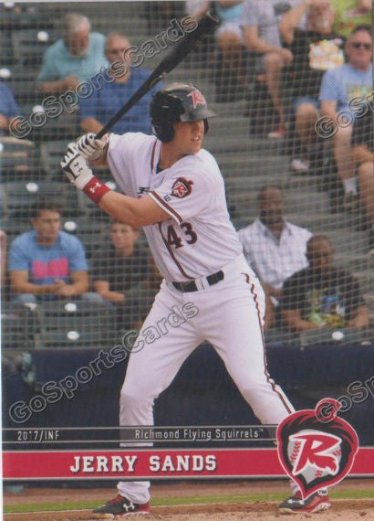 2017 Richmond Flying Squirrels Jerry Sands