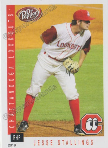 2019 Chattanooga Lookouts Jesse Stallings