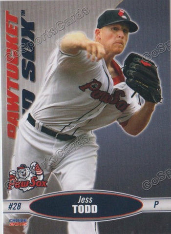 2015 Pawtucket Red Sox Jess Todd