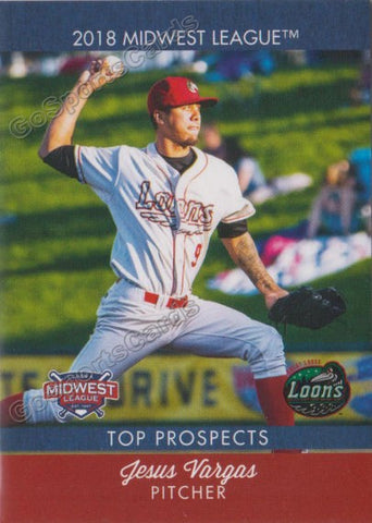 2018 Midwest League Top Prospects MWL Jesus Vargas