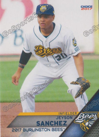 2017 Burlington Bees Jeyson Sanchez