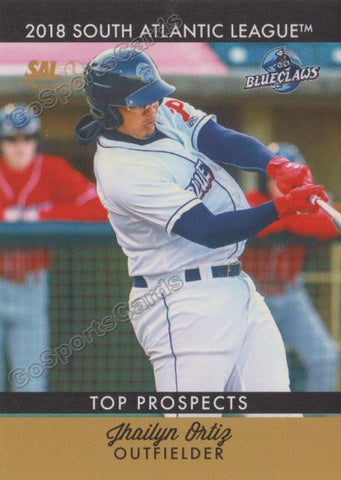 2018 South Atlantic League Top Prospects SAL Jhailyn Ortiz