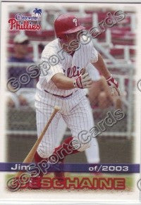 2003 Clearwater Phillies Jim Deschaine