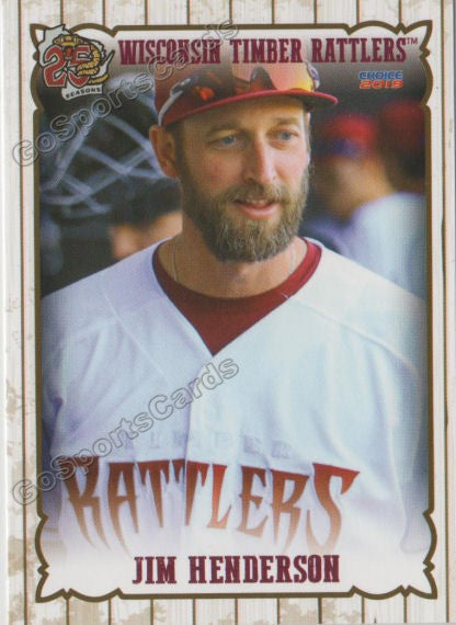 2019 Wisconsin Timber Rattlers Jim Henderson