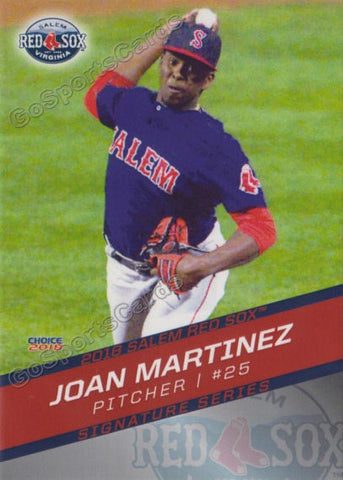 2018 Salem Red Sox Joan Martinez