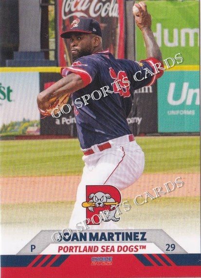 2022 Portland Sea Dogs Joan Martinez