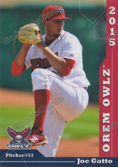 2015 Orem Owlz Joe Gatto