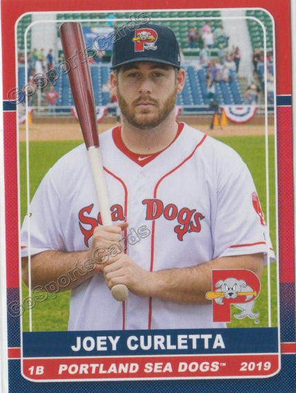 2019 Portland Sea Dogs Joey Curletta