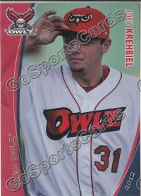 2012 Orem Owlz Joey Krehbiel