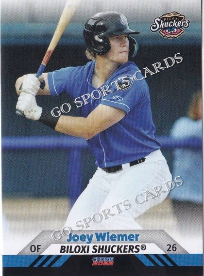 2022 Biloxi Shuckers Joey Wiemer