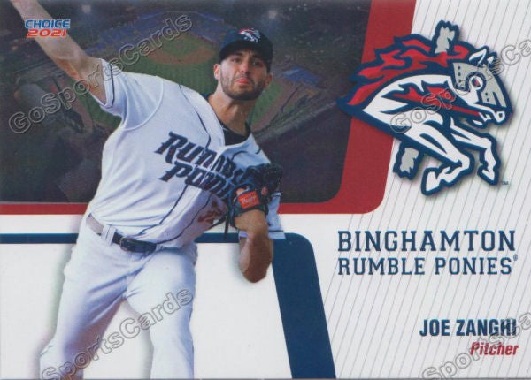 2021 Choice, Binghamton Rumble Ponies, Pitching Coach - JONATHAN