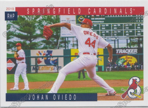 2019 Springfield Cardinals Johan Oviedo