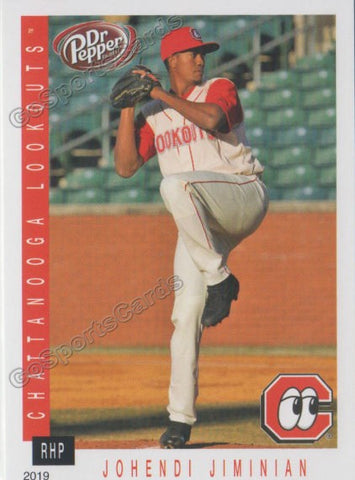 2019 Chattanooga Lookouts Johendi Jiminian