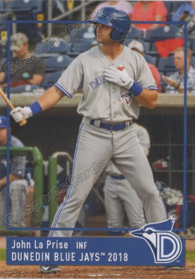 2018 Dunedin Blue Jays John La Prise