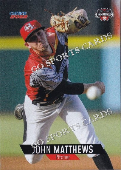 2022 Hickory Crawdads 2nd John Matthews