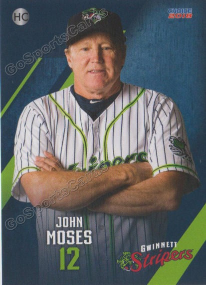 2018 Gwinnett Stripers John Moses