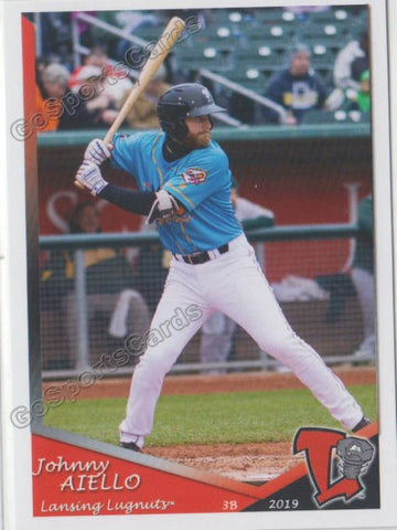 2019 Lansing Lugnuts Johnny Aiello