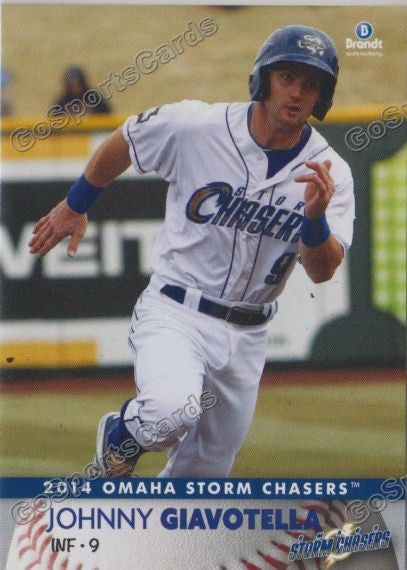 2014 Omaha Storm Chasers Johnny Giavotella