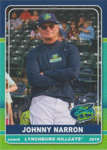 2019 Lynchburg Hillcats Johnny Narron