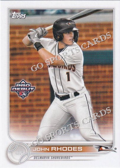 2022 Topps Pro Debut John Rhodes PD-150