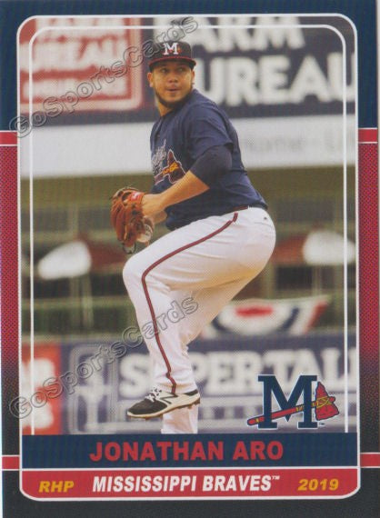 2019 Mississippi Braves Jonathan Aro